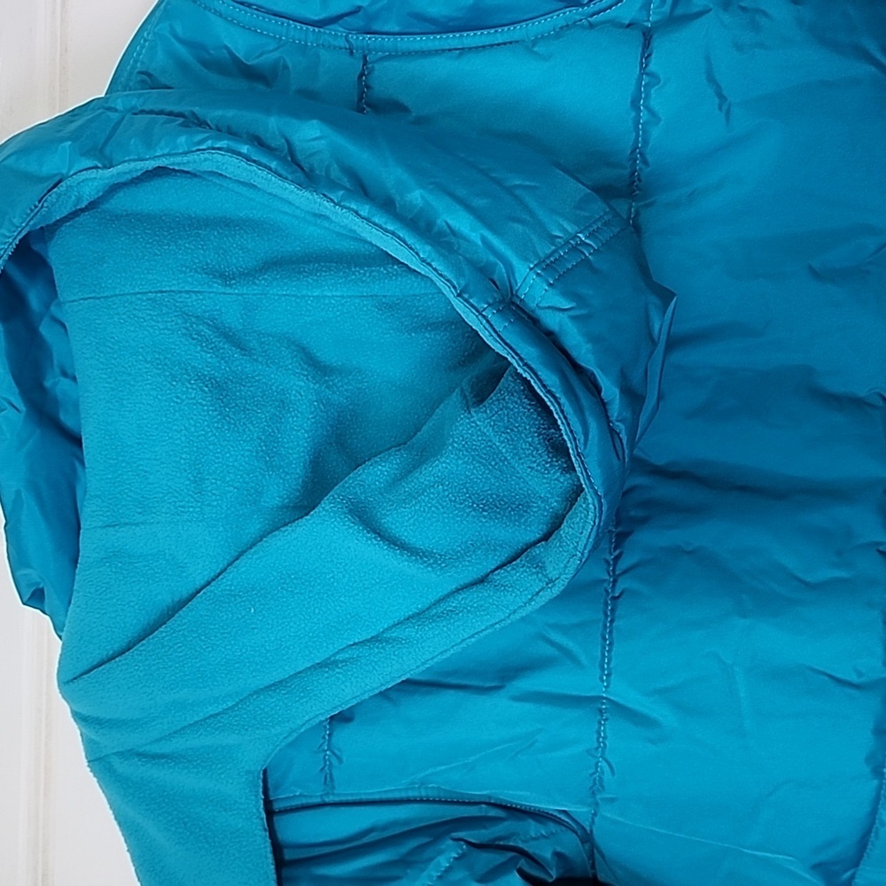 Vibrant Blue Insulated Puffer Jacket with Hood - Picture 8 of 10